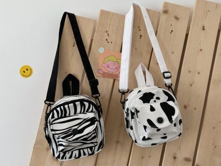 Wholesale Cow Pattern Mobile Phone Bag Crossbody Canvas Bag Online Hot Sale