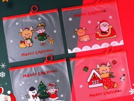 Wholesale Christmas Gift Pull PVC Chain Bag File Bag For Sale