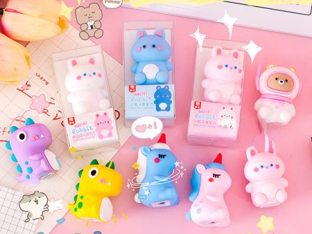 Wholesale Eraser, Portable and Cute Silicone Pencil Sharpener for Primary School Students For Discount