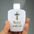 Wholesale Cross Holy Water Bottle Gold Plated Plastic Bottle HolyWater Bottle Baptist Bottle Fashion