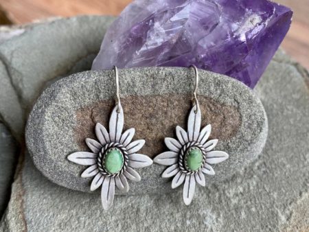 Wholesale  Late Summer Daisy Alloy Earrings Discount