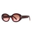 Wholesale Marble Pattern Oval Narrow Pc Small Sunglasses Online now