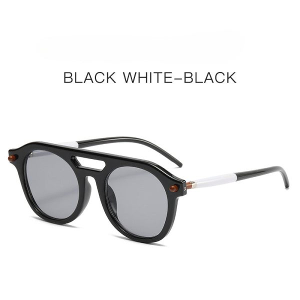 Wholesale Double Beam Square Frame PC Sunglasses Discount