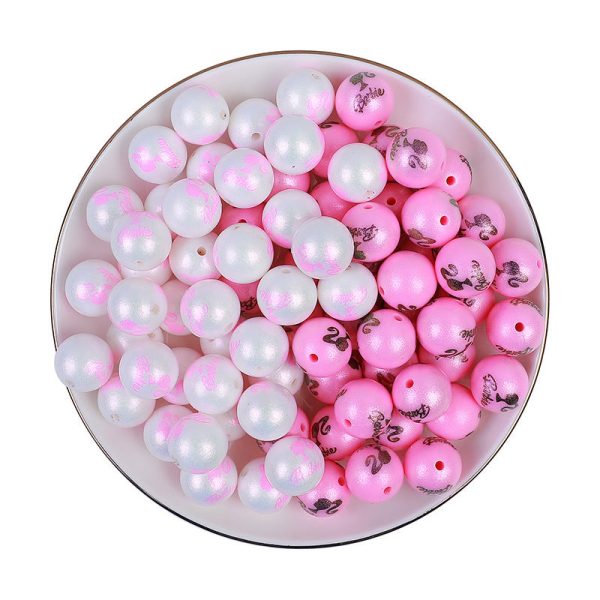 Wholesale 100PCS New Imitation Pearl Colorful Silicone Beads Online