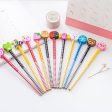 Wholesale Cute Cartoon Animal Eraser Wooden Pencil For Sale