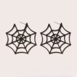 Wholesale 2pairs pack Halloween Spider Web Punk Style Acrylic Earrings Online