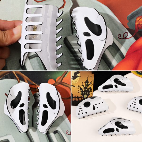 Wholesale of New Halloween Ghost Plastic Hair Clips Cheap