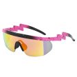 Wholesale Conjoined Sports Cycling Irregular PC Sunglasses For Cheap