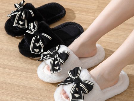 Wholesale 20pcs  Open Cotton Home Indoor Plush Warm Slippers For Sale