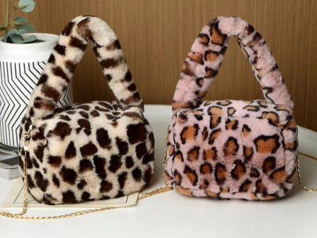 Wholesale 2023 Autumn and Winter New Leopard Plush Bag For Sale