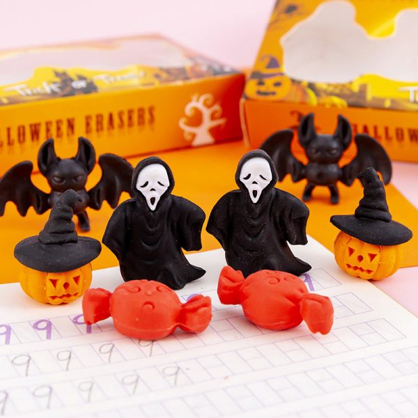 Wholesale Halloween TPR Eraser Combination Set Online Hot Sale