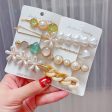 Wholesale 8-piece Pearl Set Combination Metal Hair Clips Discount