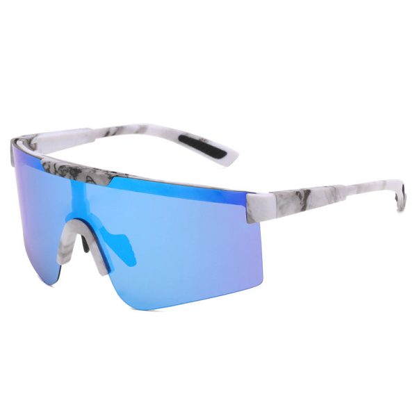 Wholesale Frameless Sports Cycling Colorful Polarized Color Changing PC Sunglasses Online now