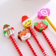 Wholesale Cartoon Christmas Wooden Pencil with Eraser Online