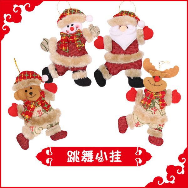 Wholesale Christmas Tree Accessories Fabric Figurines Supply