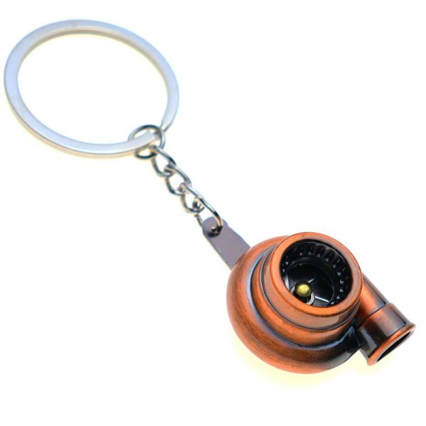 Wholesale Automobile Modification Turbocharged Zinc Alloy Keychain For Sale