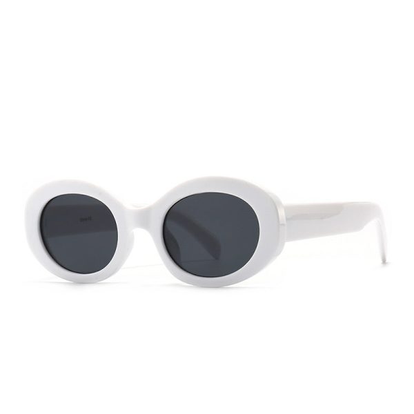 Wholesale Marble Pattern Oval Narrow Pc Small Sunglasses Online now