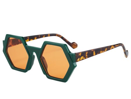 Wholesale of New Polygonal PC Retro UV Sunglasses For Cheap