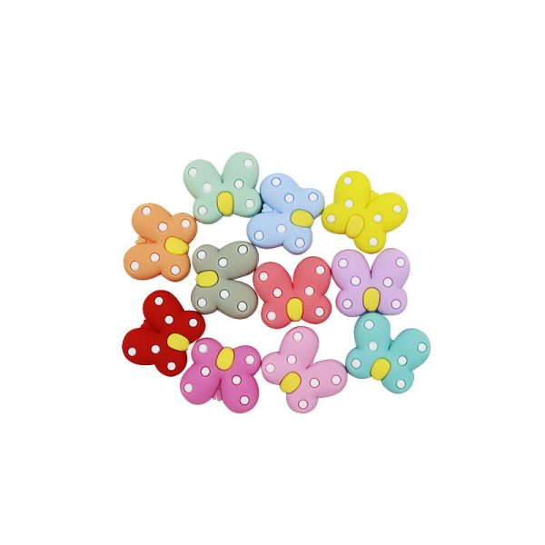 Wholesale 10PCS  teether Children DIY Nipple Chain Food Grade Silicone Beads Sale