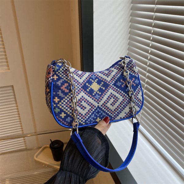 Wholesale 2023 Ethnic Style Canvas Shoulder Bag Handbag Supply