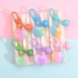 Wholesale 10PCS Gradient Cute Pendant Candy Color Metal Keychain on Sale