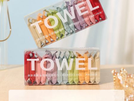 Wholesale Pure Cotton Disposable Travel Individual Boxed Face Towels For Cheap