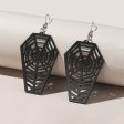 Wholesale 2pairs pack Halloween Spider Web Punk Style Acrylic Earrings Online