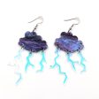 Wholesale 5pairs pack Cloud Lightning Cute Girl Acrylic Earrings For Cheap