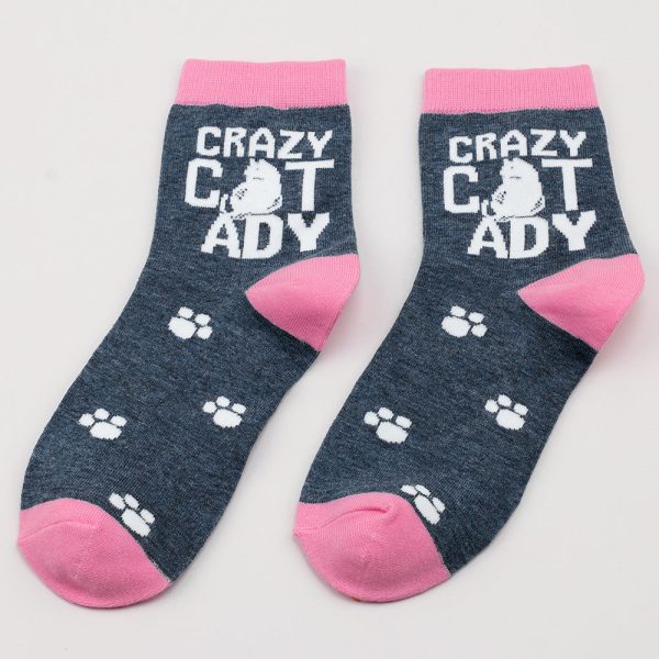 Wholesale Cat Footprint Cotton Socks For Cheap