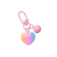 Wholesale 10PCS Gradient Cute Pendant Candy Color Metal Keychain on Sale