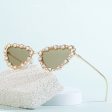 Wholesale Personalized Cat Eye Diamond PC Sunglasses Fashion