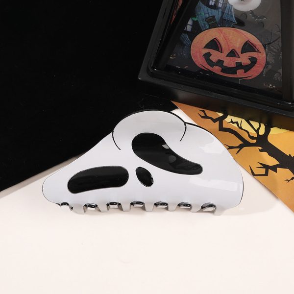 Wholesale of New Halloween Ghost Plastic Hair Clips Cheap