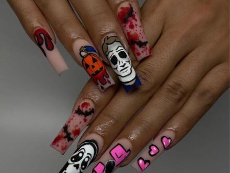 Wholesale Halloween Plastic Nails Sale