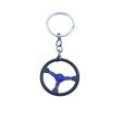 Wholesale Automobile Modification Steering Wheel Zinc Alloy Keychain Online