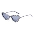 Wholesale Personalized Cat Eye Diamond PC Sunglasses Fashion