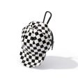 Wholesale Checkerboard Baseball Cap Headphone Bag and Wallet PU Keychain Online now