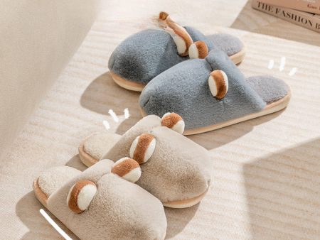 Wholesale Winter Indoor Home Thick Bottom Non-slip Warm Couple Plush Slippers Hot on Sale