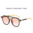 Wholesale Double Beam Square Frame PC Sunglasses Discount