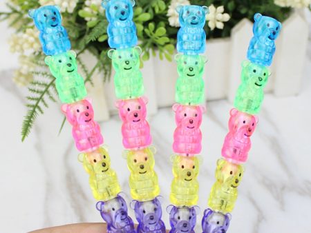 Wholesale 5 Sections Animal Shaped Plastic Building Blocks Pencils Online