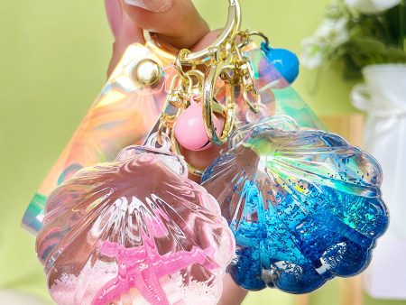 Wholesale Acrylic Starfish Shell Keychain For Cheap