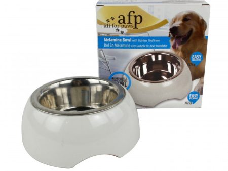 All For Paws Melamine with Stainless Steel Bowl Sale