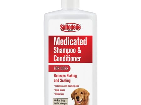 Sulfodene Medicated Shampoo & Conditioner For Dogs 12oz (Exp Aug 2023) For Cheap