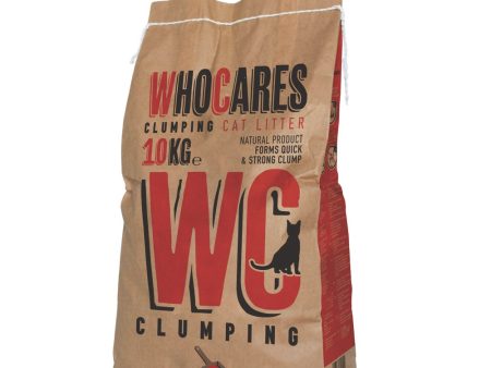 Who Cares Clumping - Coarse Granulation Clay Cat Litter Online now