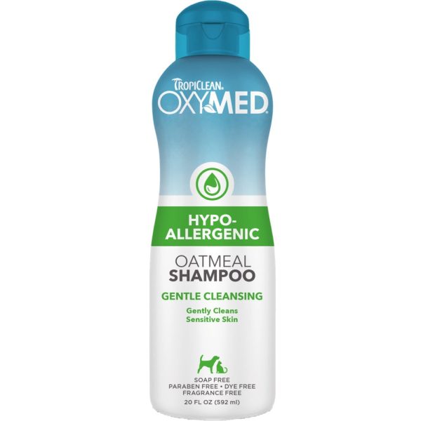 15% OFF: Tropiclean OxyMed Hypoallergenic Oatmeal Dog & Cat Shampoo 592ml Fashion