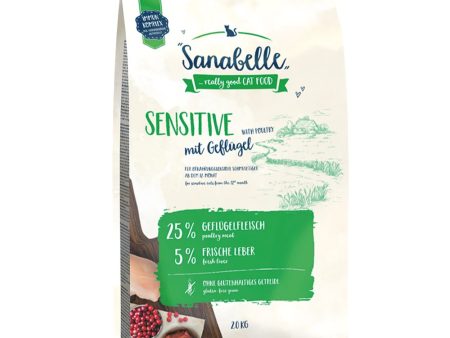 $14 OFF 2kg (Exp 4Jul25) + FREE TREATS: Sanabelle Sensitive With Fresh Poultry Dry Cat Food For Cheap