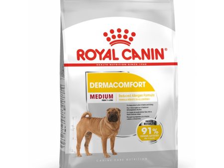 BUNDLE DEAL : Royal Canin Medium Dermacomfort Adult Dry Dog Food 3kg Discount