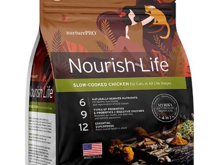 BUNDLE DEAL : Nurture Pro Nourish Life Chicken Kitten & Adult Dry Cat Food Supply