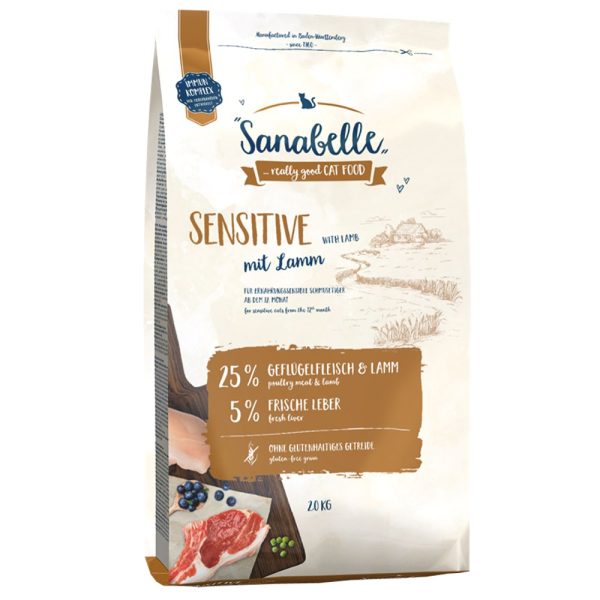 Sanabelle Sensitive With Fine Lamb Dry Cat Food Sale