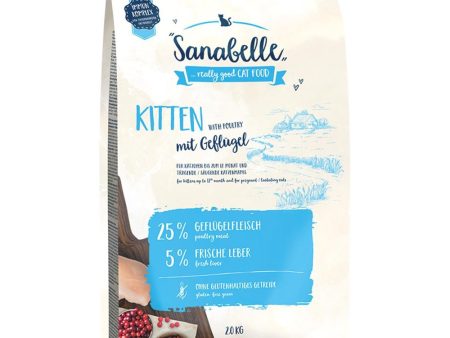 Sanabelle Kitten with Poultry Dry Cat Food For Cheap