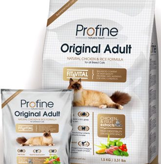 Profine Original Chicken & Rice Adult Dry Cat Food on Sale